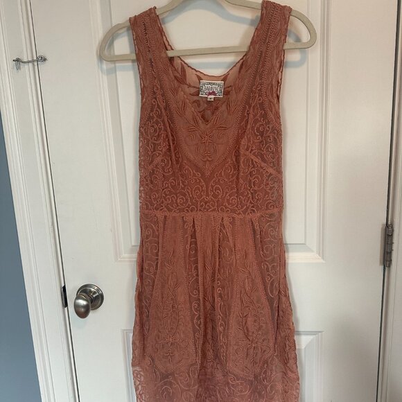 Baraschi "at dusk" Dusty Rose Dress - Picture 9 of 13